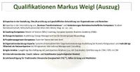 Markus Weigl - Qualifikationen
